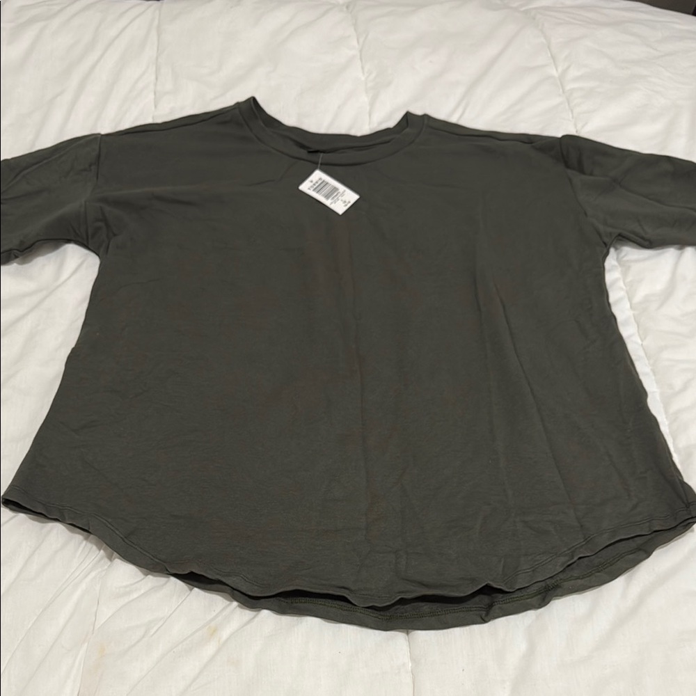 Torrid Olive Green Lightweight Sweatshirt NWT